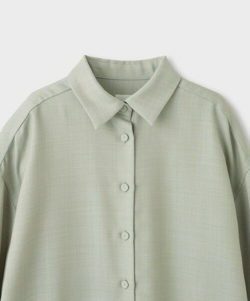ROPE' / ロペ シャツ・ブラウス | 【一部店舗限定】【REALM（レルム）】COVERED-BUTTON SHIRT｜カシュクールシャツ　26AW | 詳細3