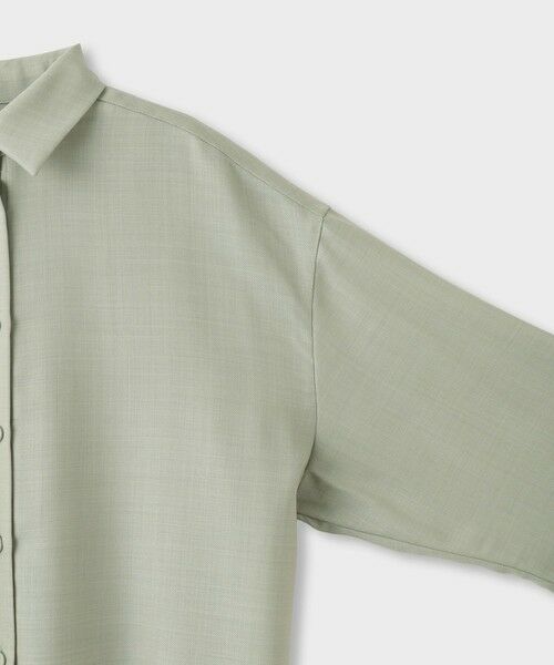 ROPE' / ロペ シャツ・ブラウス | 【一部店舗限定】【REALM（レルム）】COVERED-BUTTON SHIRT｜カシュクールシャツ　26AW | 詳細4