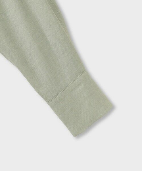 ROPE' / ロペ シャツ・ブラウス | 【一部店舗限定】【REALM（レルム）】COVERED-BUTTON SHIRT｜カシュクールシャツ　26AW | 詳細5