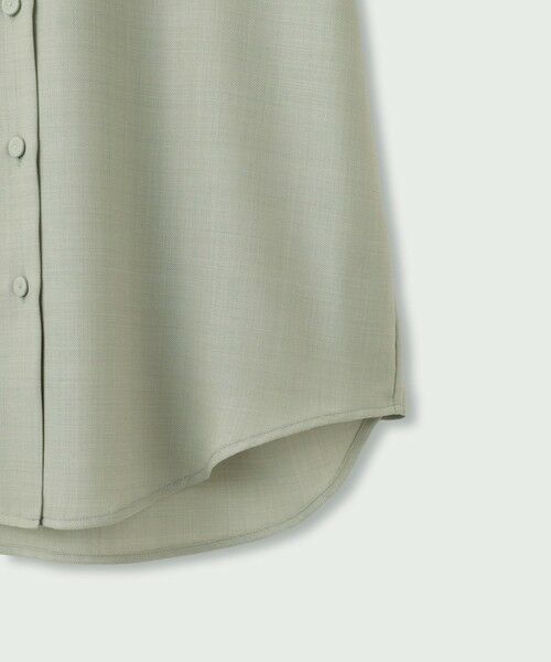 ROPE' / ロペ シャツ・ブラウス | 【一部店舗限定】【REALM（レルム）】COVERED-BUTTON SHIRT｜カシュクールシャツ　26AW | 詳細6