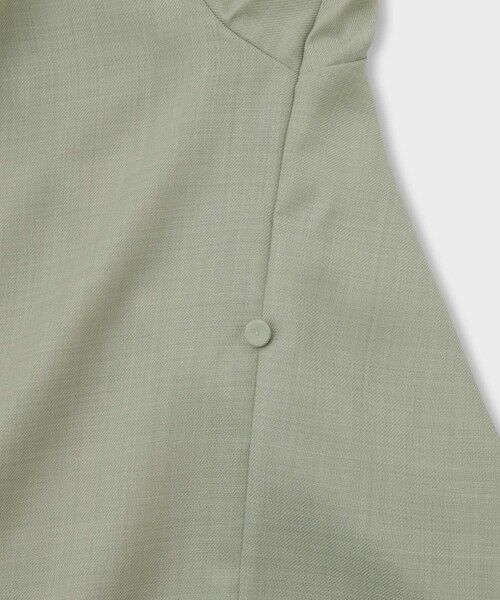 ROPE' / ロペ シャツ・ブラウス | 【一部店舗限定】【REALM（レルム）】COVERED-BUTTON SHIRT｜カシュクールシャツ　26AW | 詳細7