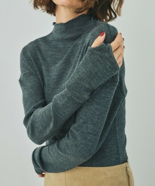 ROPE' / ロペ Tシャツ | 【一部店舗限定】【REALM（レルム）】RIBBED JERSEY TOP｜カットソー | 詳細5