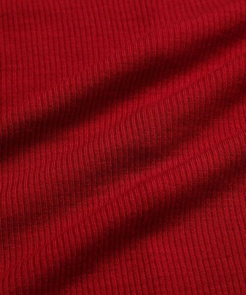 ROPE' / ロペ Tシャツ | 【一部店舗限定】【REALM（レルム）】RIBBED JERSEY TOP｜カットソー | 詳細25