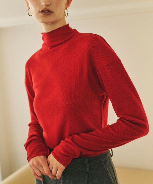 ROPE' / ロペ Tシャツ | 【一部店舗限定】【REALM（レルム）】RIBBED JERSEY TOP｜カットソー | 詳細14