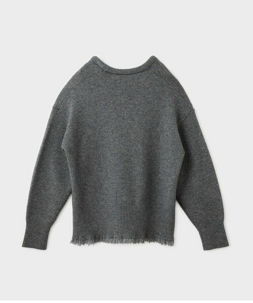 ROPE' / ロペ ニット・セーター | 【一部店舗限定】【REALM(レルム）】WOOL CASHMERE U-NECK KNIT | 詳細1