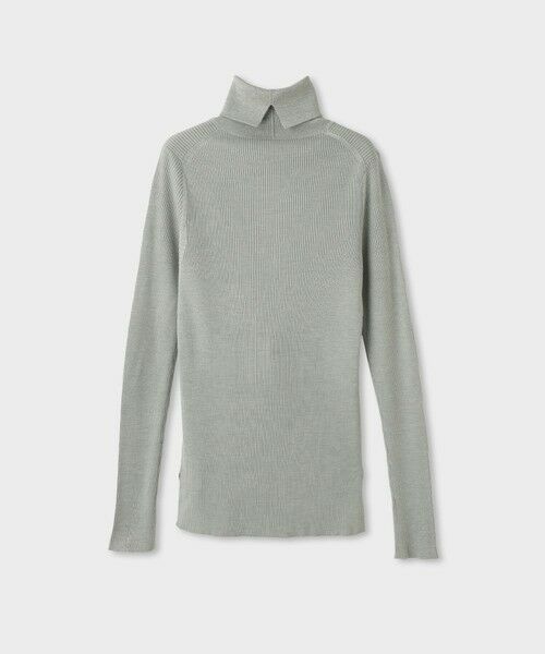 ROPE' / ロペ ニット・セーター | 【一部店舗限定】【REALM（レルム）】WASHABLE SILK RIB KNIT｜タートルニット　26AW | 詳細1