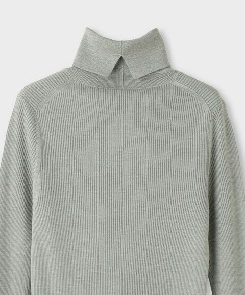 ROPE' / ロペ ニット・セーター | 【一部店舗限定】【REALM（レルム）】WASHABLE SILK RIB KNIT｜タートルニット　26AW | 詳細2