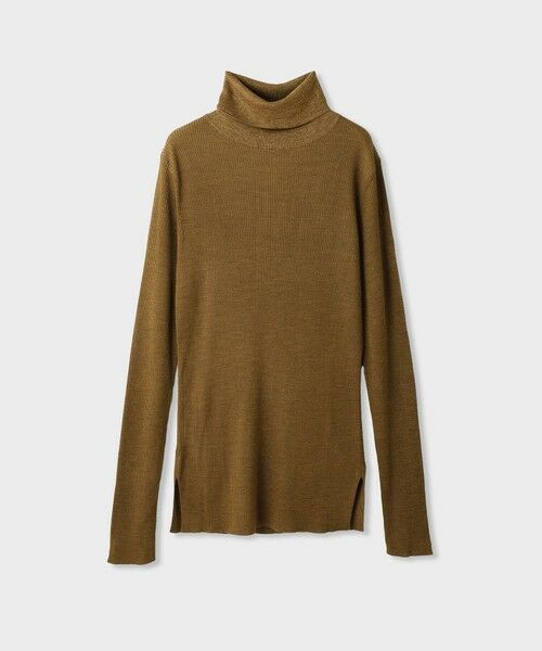 ROPE' / ロペ ニット・セーター | 【一部店舗限定】【REALM（レルム）】WASHABLE SILK RIB KNIT｜タートルニット　26AW（ブラウン(20)）