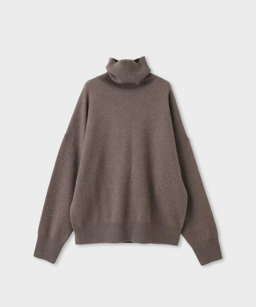 ROPE' / ロペ ニット・セーター | 【一部店舗限定】【REALM(レルム）】WOOL-CASHMERE STAND-COLLAR KNIT/セットアップ対応（ブラウン系(24)）