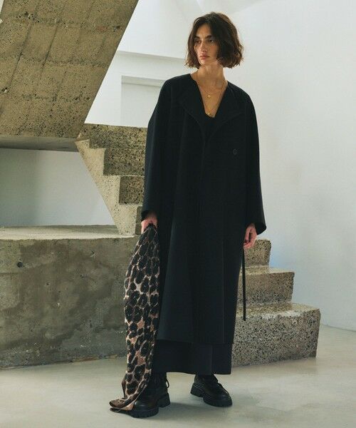 ROPE' / ロペ その他アウター | 【一部店舗限定】【REALM（レルム）】DOUBLE-FACED LONG COAT｜ロングコート | 詳細1