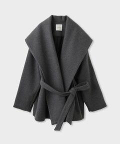 ROPE' / ロペ ステンカラーコート | 【一部店舗限定】【REALM（レルム）】SHAWL COLLAR HALF COAT｜ショートコート　26AW