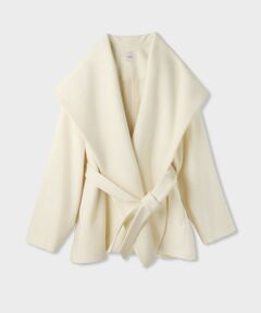 ROPE' / ロペ ステンカラーコート | 【一部店舗限定】【REALM（レルム）】SHAWL COLLAR HALF COAT｜ショートコート　26AW