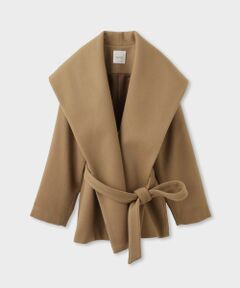 ROPE' / ロペ ステンカラーコート | 【一部店舗限定】【REALM（レルム）】SHAWL COLLAR HALF COAT｜ショートコート　26AW