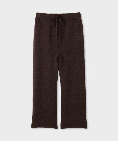 ROPE' / ロペ その他パンツ | 【一部店舗限定】【REALM】KNIT FLOW PANTS(ニットフローパンツ)/セットアップ対応（ブラウン(20)）