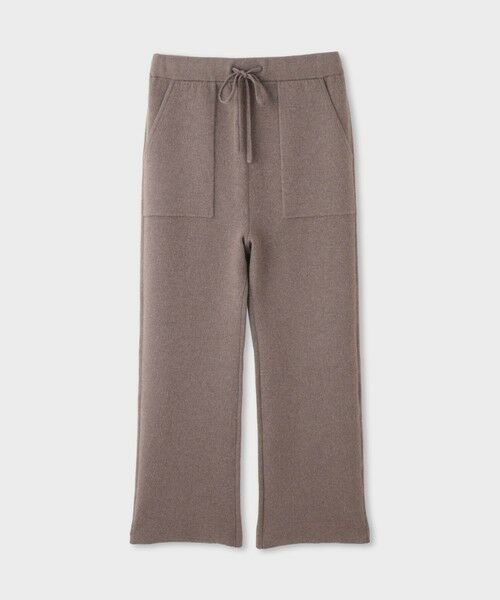 ROPE' / ロペ その他パンツ | 【一部店舗限定】【REALM】KNIT FLOW PANTS(ニットフローパンツ)/セットアップ対応（ブラウン系(24)）