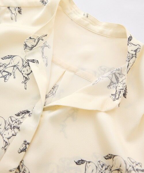 ROPE' / ロペ シャツ・ブラウス | CHEVAL print スタンドカラーシャツブラウス(スカーフ付き)/セットアップ対応 | 詳細18