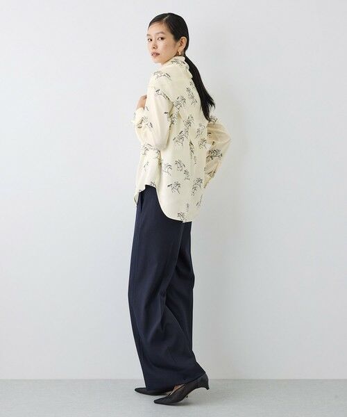 ROPE' / ロペ シャツ・ブラウス | CHEVAL print スタンドカラーシャツブラウス(スカーフ付き)/セットアップ対応 | 詳細8
