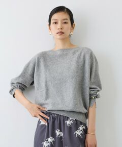 ROPE' / ロペ ニット・セーター | 【J'aDoRe・一部店舗限定サイズ】カシミヤ100% ボートネックドルマンスリーブニット