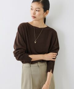 ROPE' / ロペ ニット・セーター | 【J'aDoRe・一部店舗限定サイズ】カシミヤ100% ボートネックドルマンスリーブニット