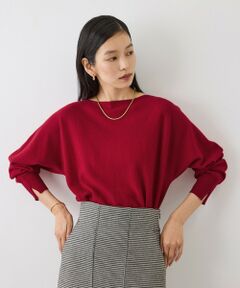 ROPE' / ロペ ニット・セーター | 【J'aDoRe・一部店舗限定サイズ】カシミヤ100% ボートネックドルマンスリーブニット