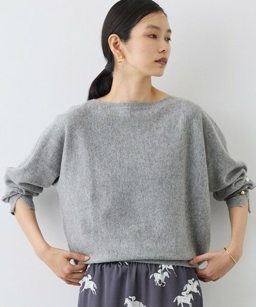 ROPE' / ロペ ニット・セーター | 【J'aDoRe・一部店舗限定サイズ】カシミヤ100% ボートネックドルマンスリーブニット | 詳細20
