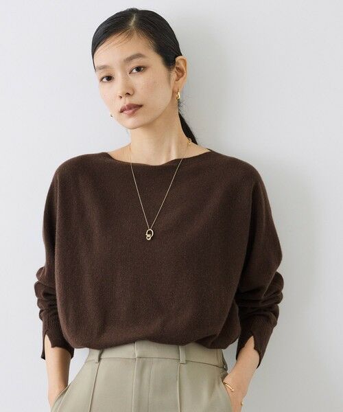 ROPE' / ロペ ニット・セーター | 【J'aDoRe・一部店舗限定サイズ】カシミヤ100% ボートネックドルマンスリーブニット | 詳細22