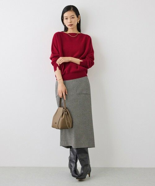 ROPE' / ロペ ニット・セーター | 【J'aDoRe・一部店舗限定サイズ】カシミヤ100% ボートネックドルマンスリーブニット | 詳細24