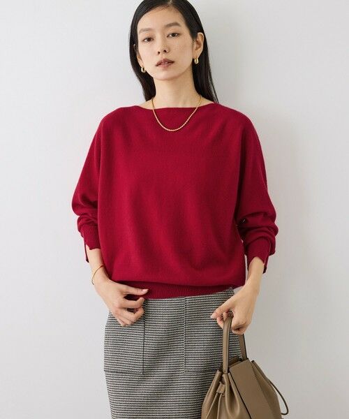 ROPE' / ロペ ニット・セーター | 【J'aDoRe・一部店舗限定サイズ】カシミヤ100% ボートネックドルマンスリーブニット | 詳細26