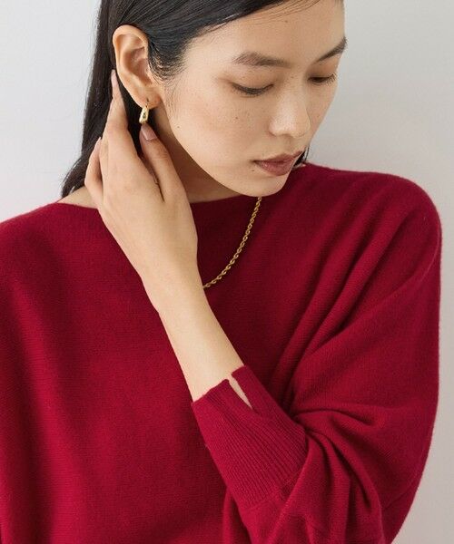 ROPE' / ロペ ニット・セーター | 【J'aDoRe・一部店舗限定サイズ】カシミヤ100% ボートネックドルマンスリーブニット | 詳細27