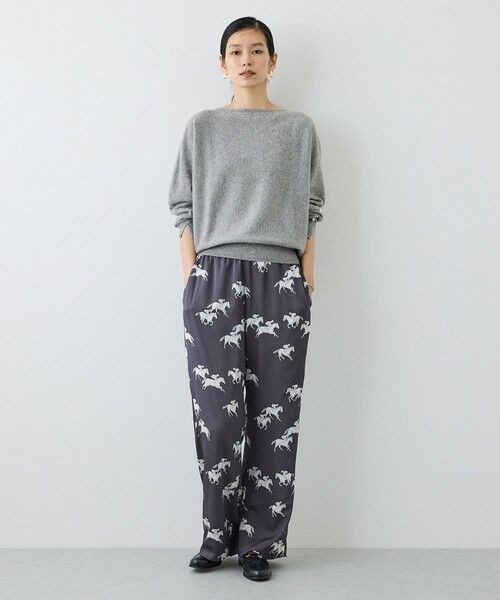 ROPE' / ロペ ニット・セーター | 【J'aDoRe・一部店舗限定サイズ】カシミヤ100% ボートネックドルマンスリーブニット | 詳細4