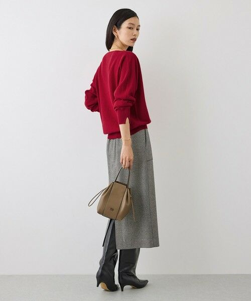 ROPE' / ロペ ニット・セーター | 【J'aDoRe・一部店舗限定サイズ】カシミヤ100% ボートネックドルマンスリーブニット | 詳細5