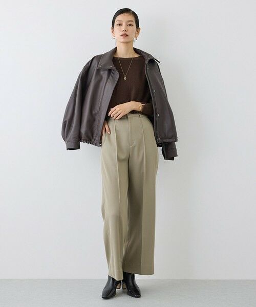 ROPE' / ロペ ニット・セーター | 【J'aDoRe・一部店舗限定サイズ】カシミヤ100% ボートネックドルマンスリーブニット | 詳細6