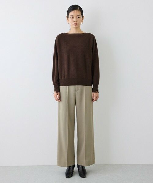 ROPE' / ロペ ニット・セーター | 【J'aDoRe・一部店舗限定サイズ】カシミヤ100% ボートネックドルマンスリーブニット | 詳細7