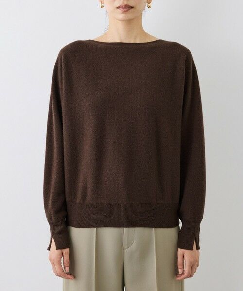 ROPE' / ロペ ニット・セーター | 【J'aDoRe・一部店舗限定サイズ】カシミヤ100% ボートネックドルマンスリーブニット | 詳細8