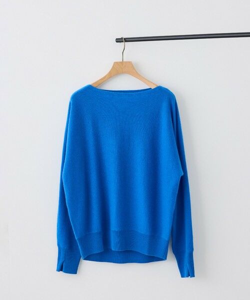 ROPE' / ロペ ニット・セーター | 【J'aDoRe・一部店舗限定サイズ】カシミヤ100% ボートネックドルマンスリーブニット（ブルー(44)）