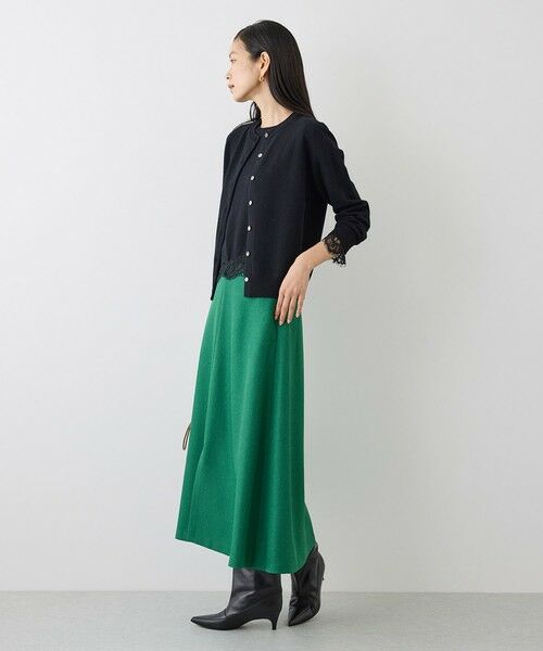 ROPE' / ロペ ニット・セーター | 【J'aDoRe・一部店舗限定サイズ】レイヤードライクレースニットプルオーバー/イージーケア | 詳細18
