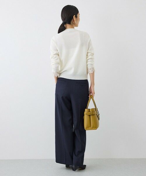 ROPE' / ロペ ニット・セーター | 【J'aDoRe・一部店舗限定サイズ】レイヤードライクレースニットプルオーバー/イージーケア | 詳細19