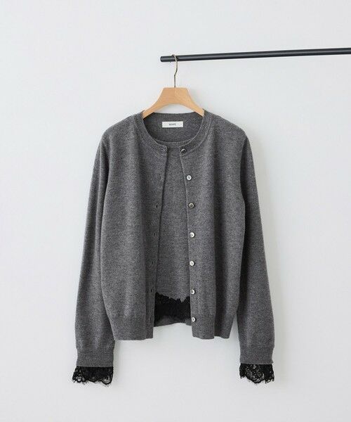 ROPE' / ロペ ニット・セーター | 【J'aDoRe・一部店舗限定サイズ】レイヤードライクレースニットプルオーバー/イージーケア | 詳細4