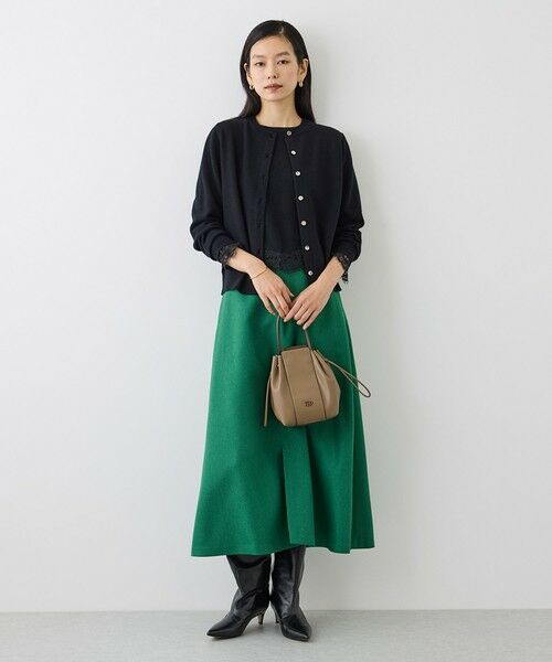 ROPE' / ロペ ニット・セーター | 【J'aDoRe・一部店舗限定サイズ】レイヤードライクレースニットプルオーバー/イージーケア | 詳細6