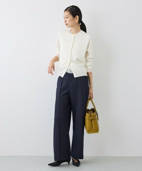 ROPE' / ロペ ニット・セーター | 【J'aDoRe・一部店舗限定サイズ】レイヤードライクレースニットプルオーバー/イージーケア | 詳細7