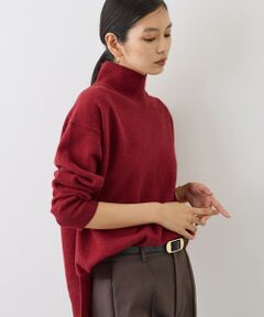 ROPE' / ロペ ニット・セーター | 【J'aDoRe・一部店舗限定サイズ】ウールフォックスラメハイネックニット(サイドスリット入り)