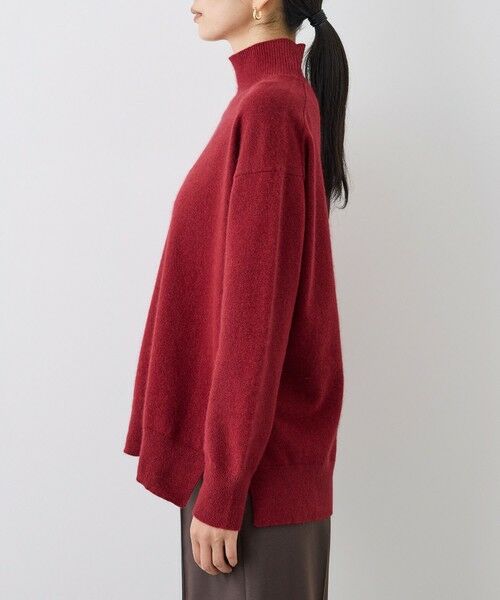 ROPE' / ロペ ニット・セーター | 【J'aDoRe・一部店舗限定サイズ】ウールフォックスラメハイネックニット(サイドスリット入り) | 詳細11