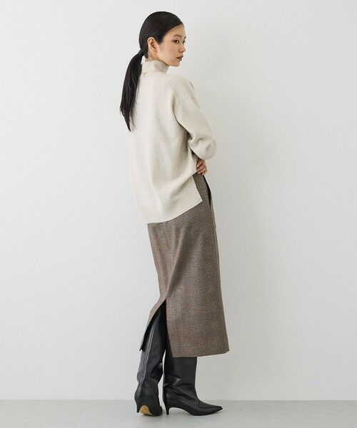 ROPE' / ロペ ニット・セーター | 【J'aDoRe・一部店舗限定サイズ】ウールフォックスラメハイネックニット(サイドスリット入り) | 詳細21