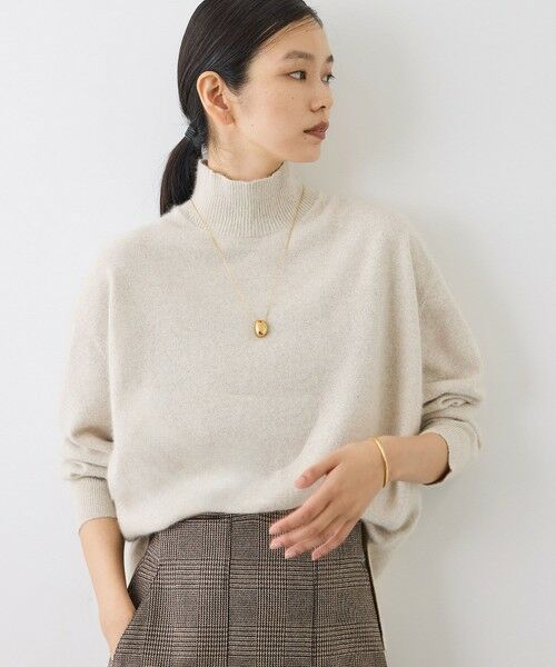 ROPE' / ロペ ニット・セーター | 【J'aDoRe・一部店舗限定サイズ】ウールフォックスラメハイネックニット(サイドスリット入り) | 詳細22