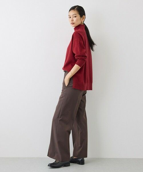ROPE' / ロペ ニット・セーター | 【J'aDoRe・一部店舗限定サイズ】ウールフォックスラメハイネックニット(サイドスリット入り) | 詳細24