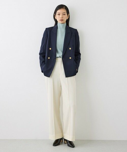 ROPE' / ロペ ニット・セーター | 【J'aDoRe・一部店舗限定サイズ】ウールフォックスラメハイネックニット(サイドスリット入り) | 詳細6