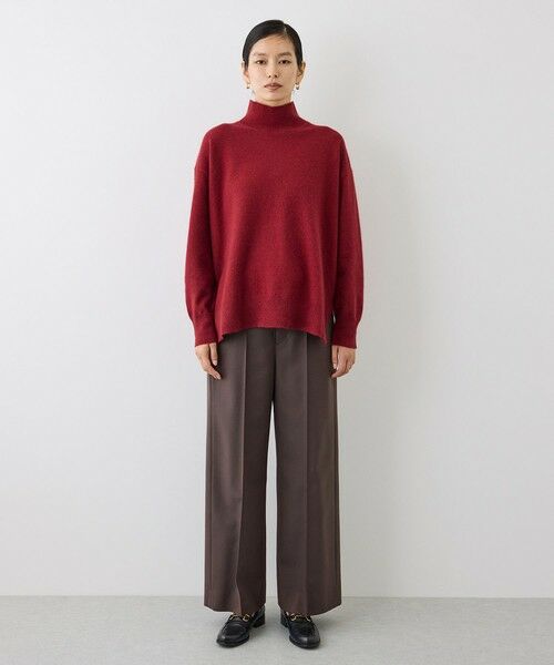 ROPE' / ロペ ニット・セーター | 【J'aDoRe・一部店舗限定サイズ】ウールフォックスラメハイネックニット(サイドスリット入り) | 詳細9