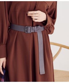 スクエアバックルベルト