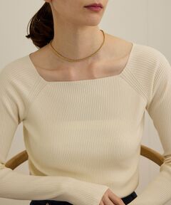 ロープチェーンショートネックレス