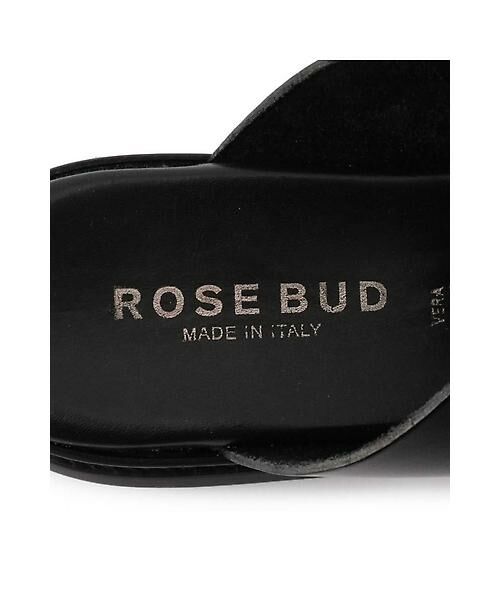 ROSE BUD / ローズ バッド サンダル | レザー調ローサンダル | 詳細10